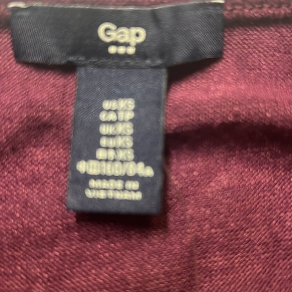 Gap Surplice Wrap Blouse Purple - Picture 5 of 6